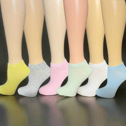 Plain Women Socket Socks Qty: 6 Pairs image 0