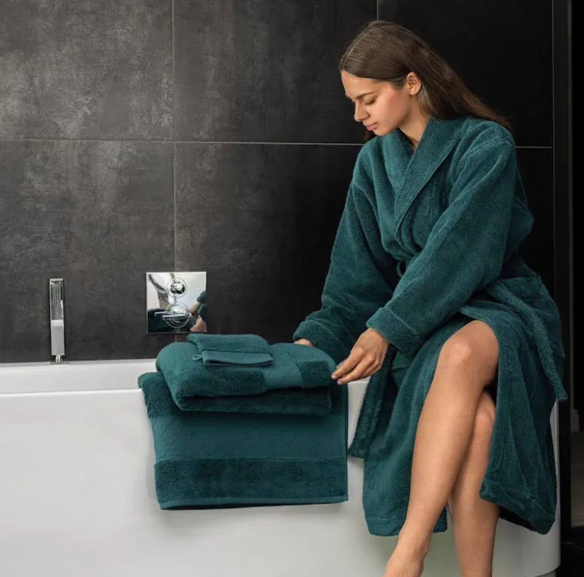 100% Egyptian Cotton Bathrobe