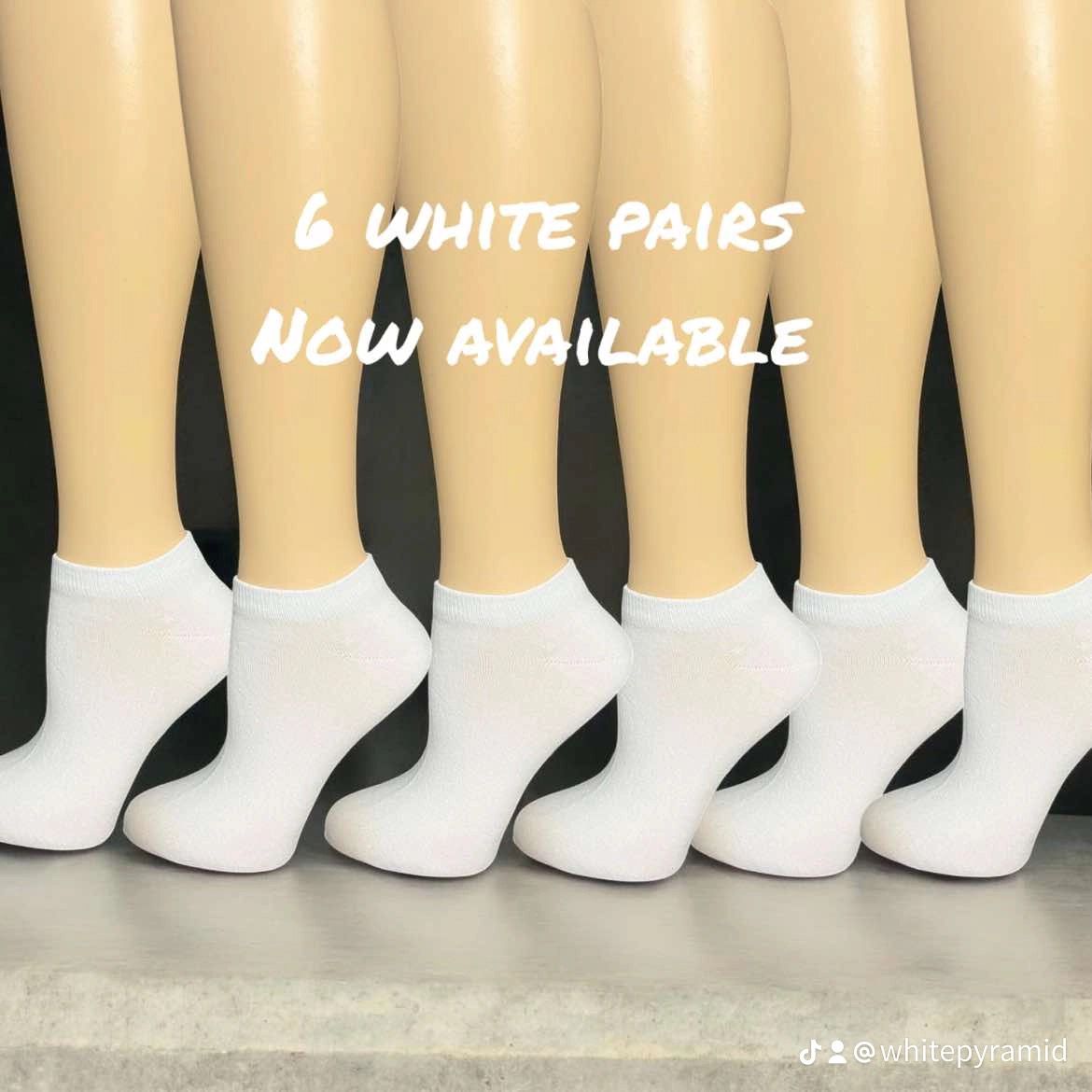 Plain Women Socket Socks Qty: 6 Pairs image 2